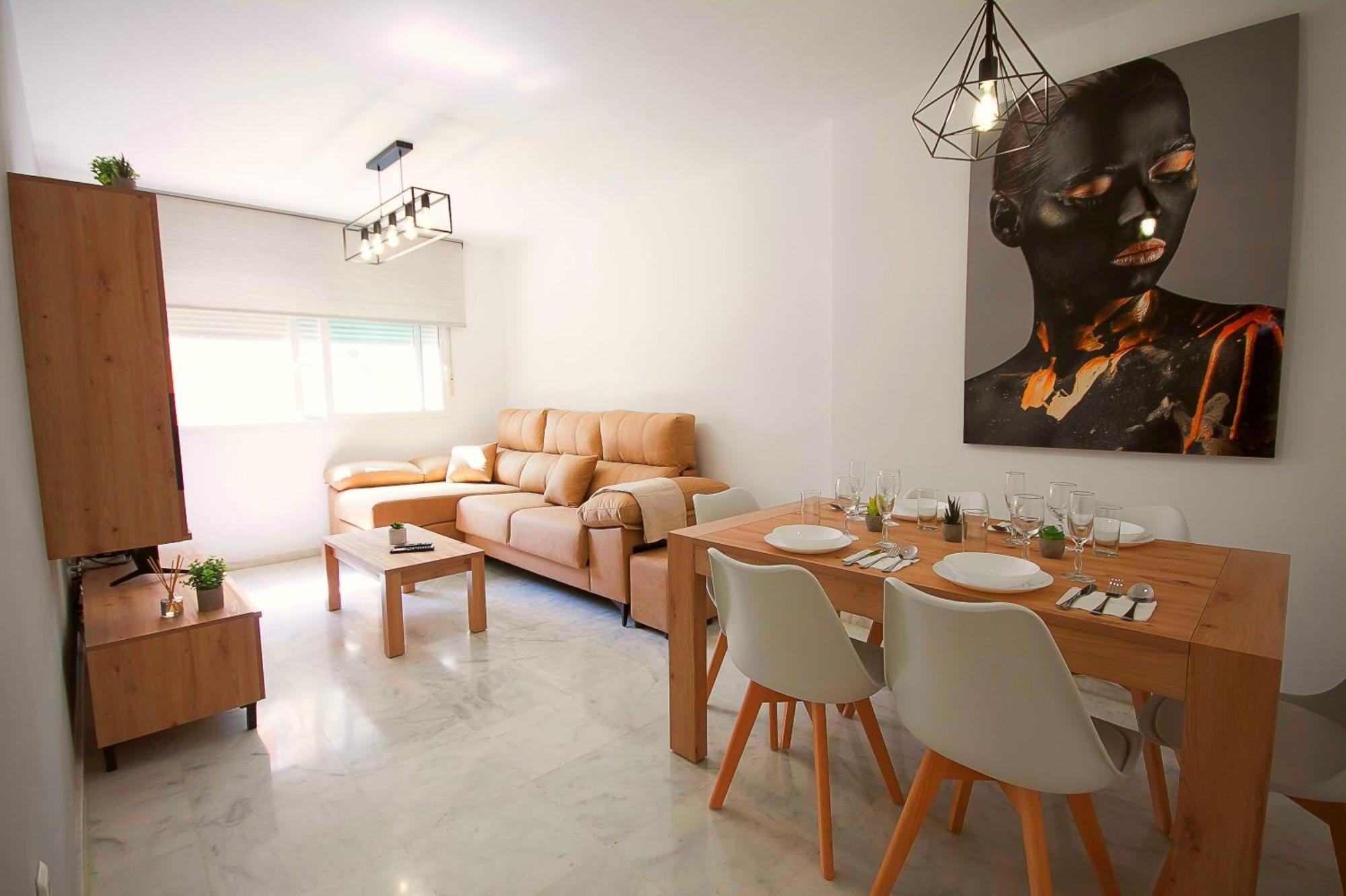 Ave Huelin 3Rooms Alojamiento Con Parking Y Ac มาลากา ภายนอก รูปภาพ