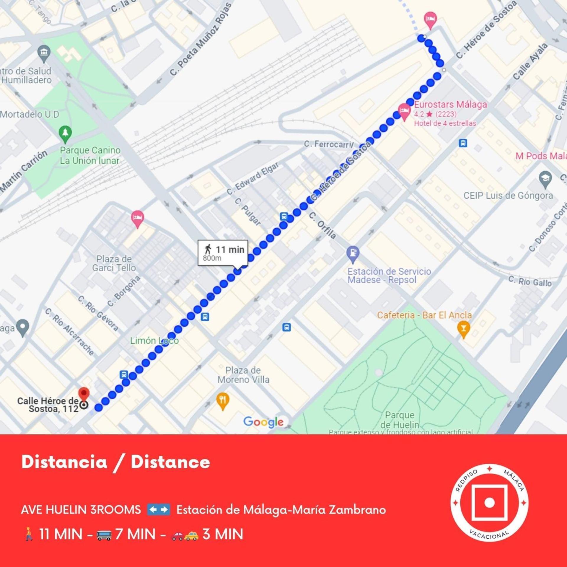Ave Huelin 3Rooms Alojamiento Con Parking Y Ac มาลากา ภายนอก รูปภาพ